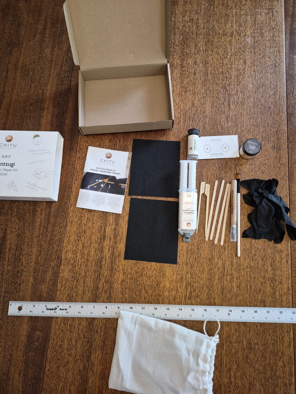 Chiyu Kintsugi Modern Repair Kit — Gold